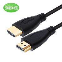 Shuliancable ปลั๊กตัวผู้ชุบความเร็วสูงสาย HDMI สายเคเบิลตัวผู้1ม. 1.5ม. 2ม. 3M 5ม. สำหรับ XBOX โทรทัศน์ HD PS3คอมพิวเตอร์