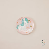 SARABARN Unicorn Round Plate | จาน จานกลม ยูนิคอร์น