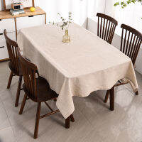 White Tablecloth Rectangular Party Cover Cloth Tablecloth Cotton Home Dining Room Kitchen Decoration Wedding Banquet Supplies