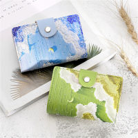 Stylish Card Holder Card And ID Holder Oil Painting Card Holder Business Card Holder For Men And Women Exquisite Card Case