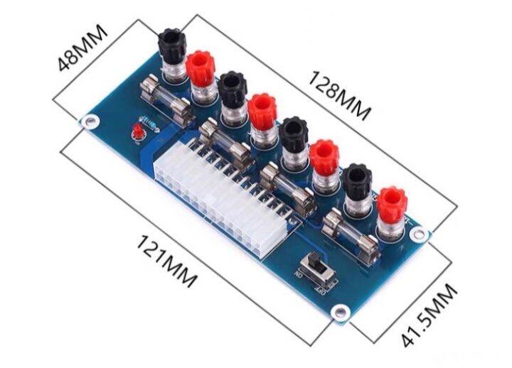 แผงบรอด์แยกแรงดัน-24v-12v-5v-3-3vdc-จาก-power-supply-pc