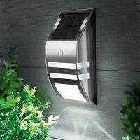 JOYINLED LED Solar Powered PIR Motion Sensor LED Light Outdoor Garden Led Landscape Yard Lawn Security Wall Lamp AUTOOFF