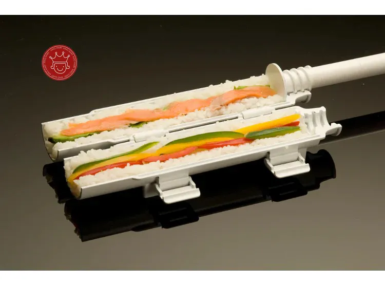 Sushi Bazooka Sushi Roller Mold Vegetable Meat Rolling Tool - Temu