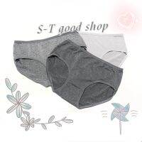 ?S-T good shop ?1111# กางเกงในมาใหม่ สีเทา สุดคุ้ม ผ้าCotton95% ยืดหยุ่นได้ดี ?