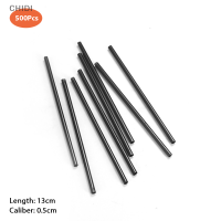 CHIDI 500Pcs Disposable Cocktail Straws 21/13cm Black Long short Wedding Party Supplie