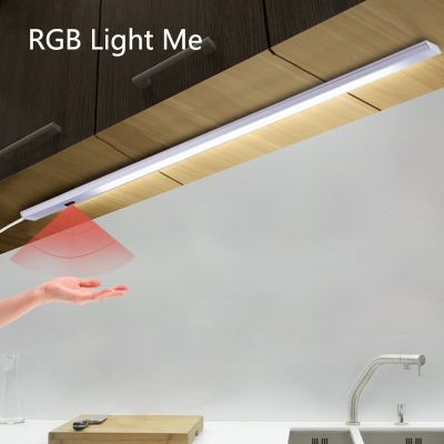 Smart Hand Sweep Sensor Cabinet Lights Ultra Thin USB Plug Kitchen Lamp Lighting for Wardrobe Cupboard Closet 2835 SMD LED Light