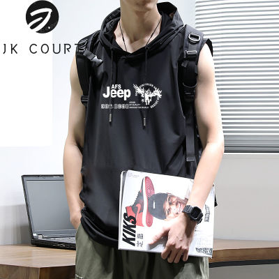 JK Court เสื้อยืดแขนสั้นผู้ชาย,เสื้อยืดเสื้อลำลองอเมริกันอเนกประสงค์เสื้อยืดผ้าฝ้ายเรียบง่ายทรงหลวมฤดูร้อน