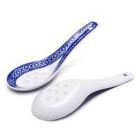 Special Offers 5Pcs Ceramic Spoon Chinese Style Children Rice Scoop Porridge Spoon Tableware Stir Spoon Soup Spoon Kitchen Cooking Utensil Tool