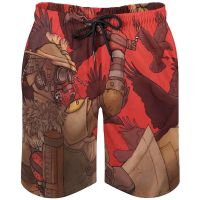 Drawstring Swim Trunks , Game Apex Legends Bloodhound Holding Heirloom Slim Fit Shorts For Home , 3D Print Casual Sweatpants Shorts Swim Trunks Pants With Pockets M-4XL