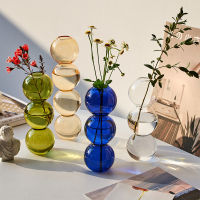 Nordic Creative Bubble glass Flower vase office table decoration home decor vases Spherical Art decorative glasses for plants