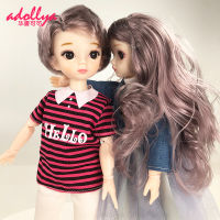 Adollya BJD Doll With Clothes Skirt Shoes Boys Movable joints Doll Toys for Girls 30cm BJD Ball Jointed Swivel 6 Dolls