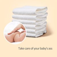 【CW】 10PCS Reusable baby Diapers Diaper Inserts 1 piece 3 Layer Insert Cotton Washable Baby Products