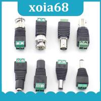 xoia68 Shop 5pcs BNC DC male female power supply Connector 5.5X2.1MM Connectors Coax Cat5 adapter 12V Male CCTV Camera for Led Strip Light