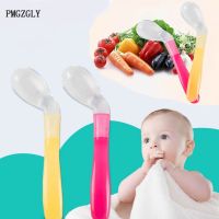 Baby Pacifier Feeding Spoon fork Solid Supplies Curved Handle Easy-To-Hold Children Tableware Baby Eating Training Spoon Utensil Bowl Fork Spoon Sets