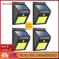 ✹ 4 Pcs 48COB LED Solar Motion Sensor Light Outdoor Waterproof Wall Lamp White Color Lights