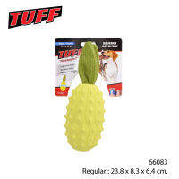 TUFF pineapple bites ของเล่นสุนัข สัปปะรด เหลือง ยางขัดฟัน หนาหยุ่น 23.8ซม. ( ของเล่นหมา dog toy -66083)