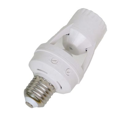 E27 LED 220V Screw Light Bulb Holder LED PIR Infrared Motion Sensor Lamp with Switch Socket Identify E27 Motion Sensor