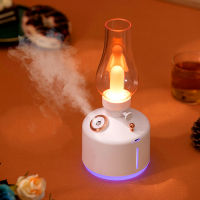 LED Creative New Retro Time Light USB Aromatherapy Kerosene Lamp Household Moisturizing Humidifier Air Purifier Night Light 2022