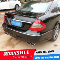 For W211 Spoiler 2003-2006 Mercedes-Benz W211 YC E-class E200 E260 Spoiler ABS plastic Material Car Rear Wing Color Rear Spoiler