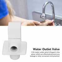 12in Water Outlet วาล์ว Thicken ทองแดงท่อบอลวาล์วร้อนน้ำเย็น Diverter วาล์วสำหรับ Home White