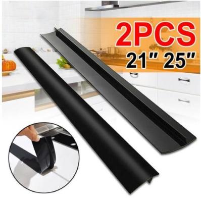 2Pcs Kitchen Stove Counter Gap Cover Heat Resistant Mat Oil Dust Seal Dryer Washing Machine Anti Spill Gap Cover