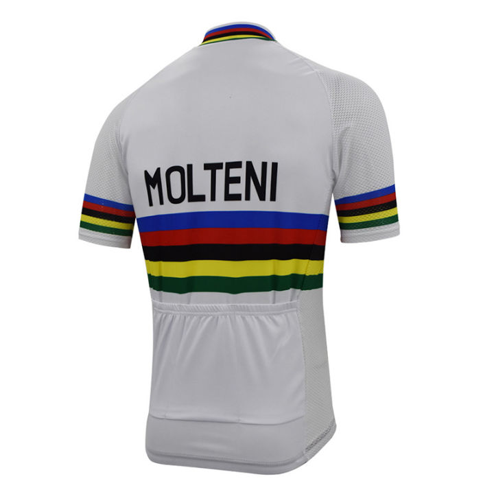 ร้อน7รูปแบบย้อนยุค-m-olteni-ผู้ชายขี่จักรยานย์ทีมแขนสั้นฤดูร้อนจักรยานสวมใส่ย์ถนนย์ขี่จักรยานเสื้อผ้า