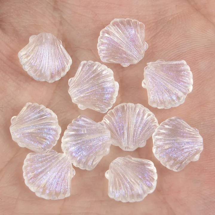 10pcs-white-clear-acrylic-shell-shape-beads-loose-spacer-beads-for-jewelry-making-diy-handmade-bracelets-handmade-accessories