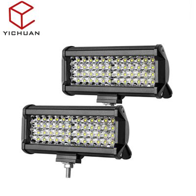 ( โปรโมชั่น++) คุ้มค่า ไฟตัดหมอกสปอร์ตไลท์ LED สี่แถว 144W สำหรับรถออฟโรด（448144） ราคาสุดคุ้ม ไฟ ตัด หมอก led ไฟ ตัด หมอก โปรเจคเตอร์ ไฟ ตัด หมอก มอเตอร์ไซค์ ไฟ ตัด หมอก สี เหลือง