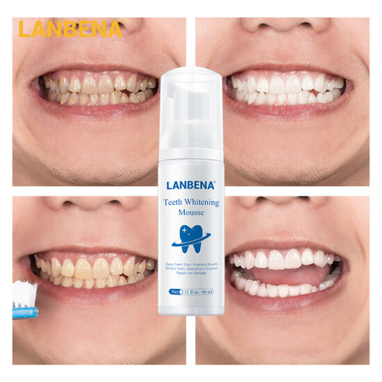 Lanbena fresh shining bọt kem đánh răng chuyên làm trắng - ảnh sản phẩm 1