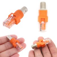 RF Female To RJ45 Male Coaxial Barrel Coupler Adapter Coax Adapter RJ45 To RF Connector BNC F-Type Connector