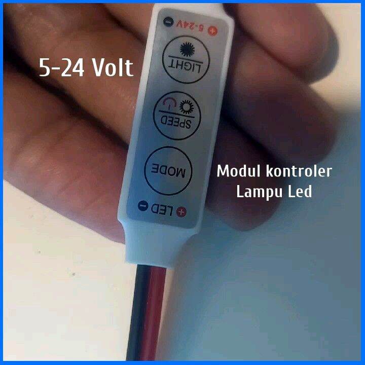 Modul Kontroler Dimmer Lampu Led Motor Mobil Kedip Strobo 5 -24 Volt ...