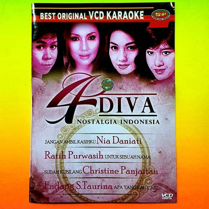 Kaset Vcd Original Video Musik Lagu Karaoke Pop Indonesia Penyanyi Wanita Legendaris Lagu