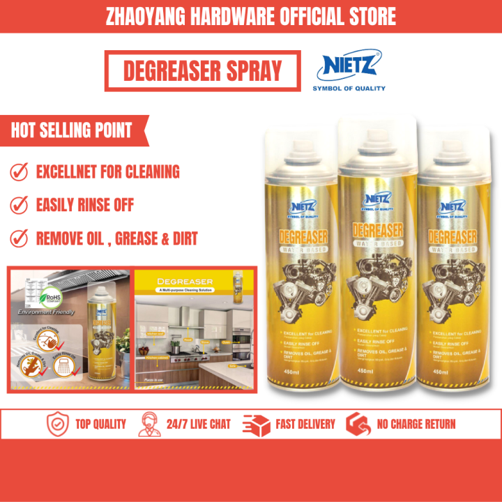 Nietz 450ml Multipurpose Water Based Degreaser For Remove Oil Grease