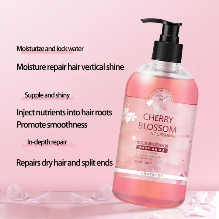 Original Sakura moisturizing shampoo Improve dry hair and split ends