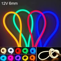 【CW】 12V Strip Silicone Tape neon 1M Soft Bar Decoration