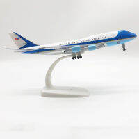 A20CM เครื่องบินประธานาธิบดีกองทัพอากาศหนึ่งโบอิ้ง B747เครื่องบินโลหะเครื่องบินรุ่นของเล่นของขวัญของสะสม