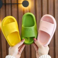 Childrens Solid Color Slippers Soft Breathable Non-Slip Cute Toddler Slippers Home Bathroom Beach Kids Slippers for Boys Girls