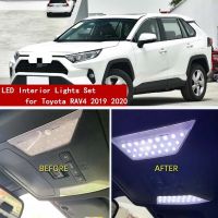 ไฟโดมหลังคาภายในรถ4 MK5สำหรับ Toyota XA50 2019 2020 2021 RAV 4X4ไฟอ่านหนังสือหลอด Canbus สีขาว