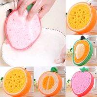 Fruit Shape Thickened Sponge Scouring Pad Strong Decontamination Dishcloth