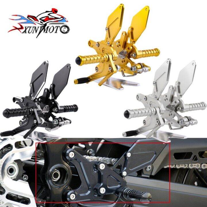 Ultrasupplier Motorcycle Parts Adjustable Rider Rear Set Rearsets