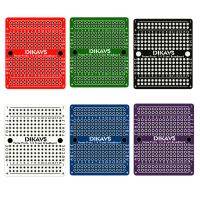 【YF】₪✖  1/4 Sized Sided Prototype Pcb Board Solder-able Breadboard for (6 Pack Multicolor)