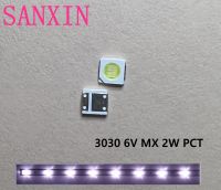 ไฟแบคไลท์ Led 200ชิ้น/ล็อต Muxin 3030 2W 6V 2ชิป Pct สำหรับไฟแบ็คไลท์ Led สีขาวเย็นสำหรับใช้ในทีวีโทรทัศน์