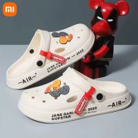 Xiaomi Couples Croc summer sandals super thick EVA slippers Baotou cool drag non-slip casual soft soled beach shoes men House Slippers