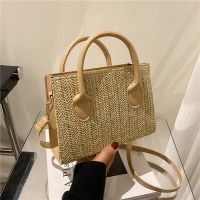 【CC】 Weave Tote Female Shoulder for 2023 Beach Handbags Crossbody Shopping