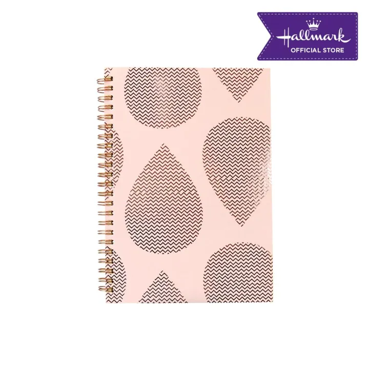 Hallmark Notebook 80 sheets Spiral (Zigzag Teardrop Design) Lazada PH