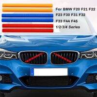 ไตด้านหน้ากระจังหน้ากรอบหน้าปกแผ่นสำหรับ BMW F20 F22 F21 F30 F32 F36 F31 F23 F33 1 2 3 4ชุด M สติกเกอร์สไตล์สปอร์ต