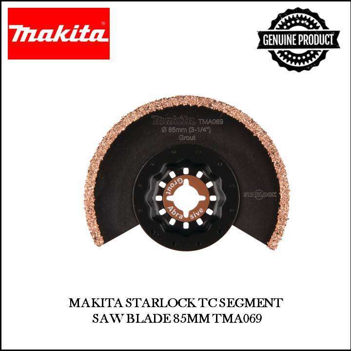 Makita B-65028 Starlock Segmentsägeblatt 85 Mm Für Multitool – Körnung 30, Für Mörtel & Porenbeton