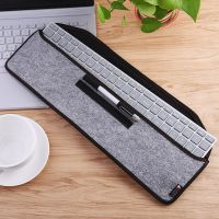 【CW】 Waterproof Felt Mesh Protection Sleeve Case for Apple Magic Keyboard Microsoft Surface KB FC