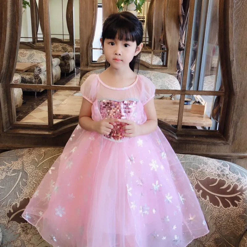 váy đầm công chúa elsa xanh hồng cho bé gái giá tốt Tháng 8 2023  Mua  ngay  Shopee Việt Nam