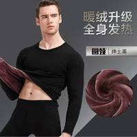 2021 Keep Warm Long Johns Winter Thermal Underwear For Men Women Shirt+pants Set Thick Fleece Thermal Underwear Resist The Cold